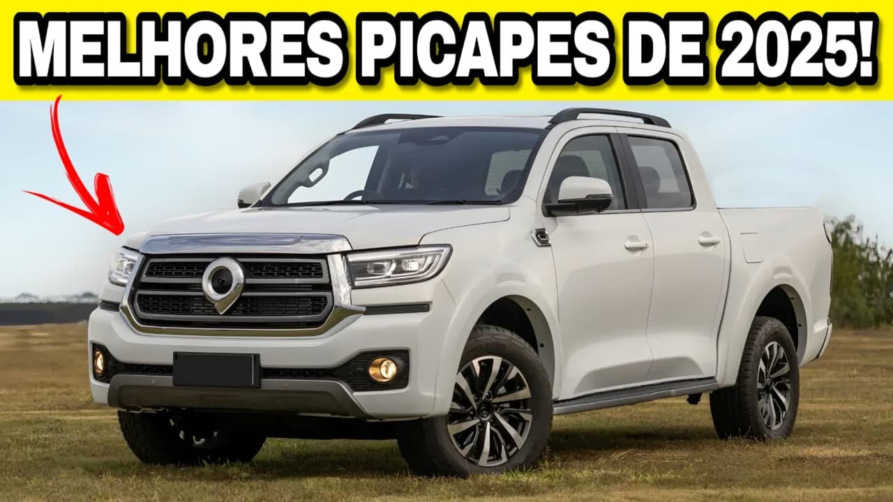 5 MELHORES PICAPES DE 2025 NO BRASIL! (A &Uacute;LTIMA &Eacute; CHOCANTE!)