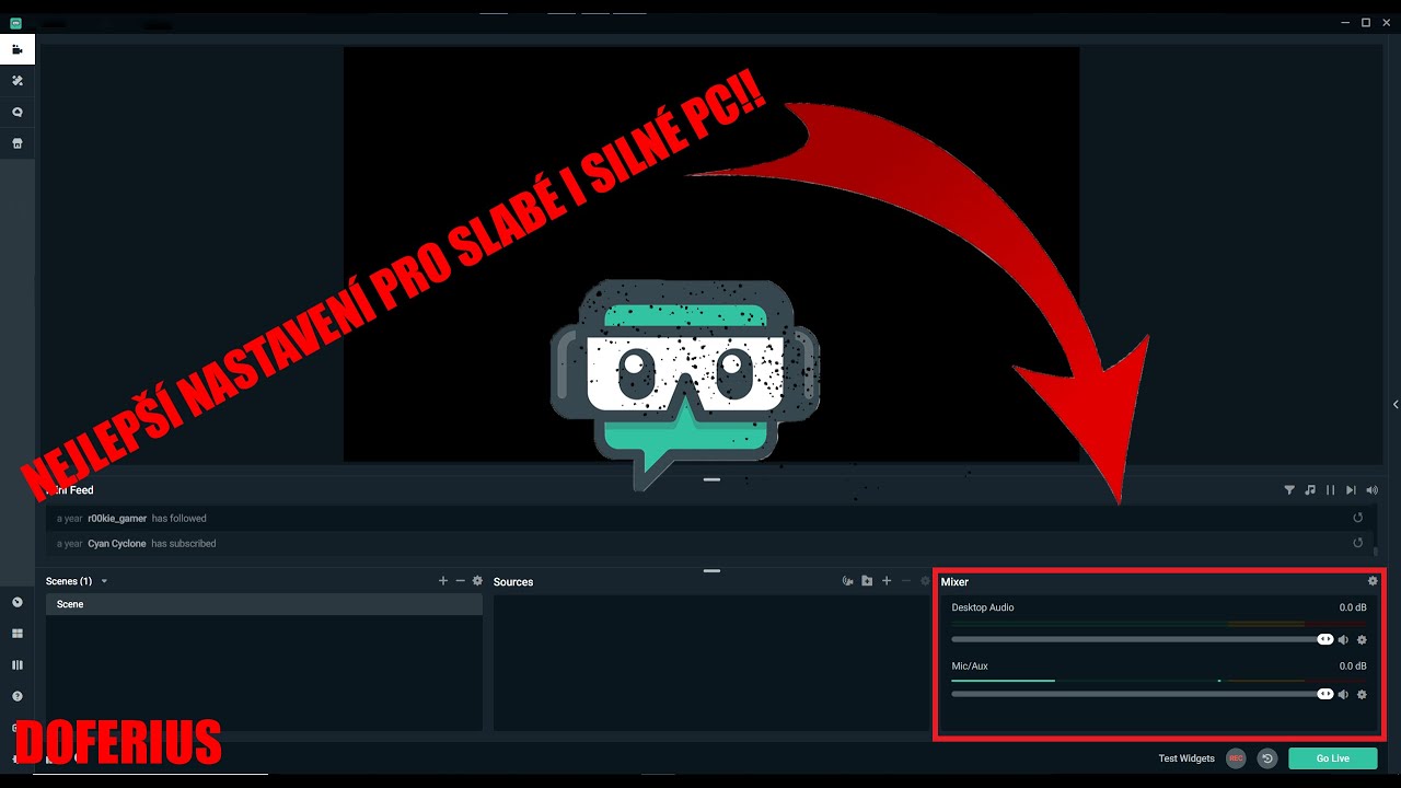 STREAMLABS OBS TUTORIAL PRO SLABÉ I SILNÉ PC! NATÁČENÍ I STREAMOVÁNÍ CZ ČESKY 1080P PC