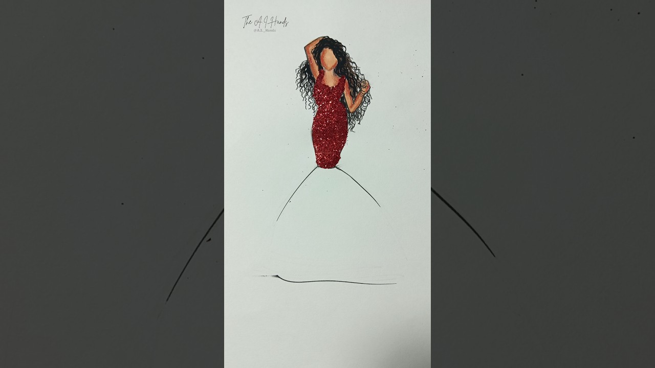 dress using rose#viraldress #art #fashionart #trending