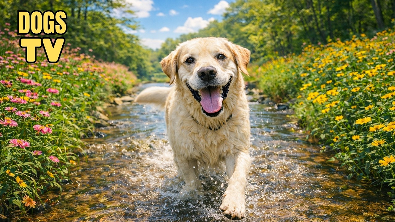 24 Hours of Dog TV for Dogs to Watch 🐕🎵 Relaxing Music for Active Dogs & Emotional Balance 🐾