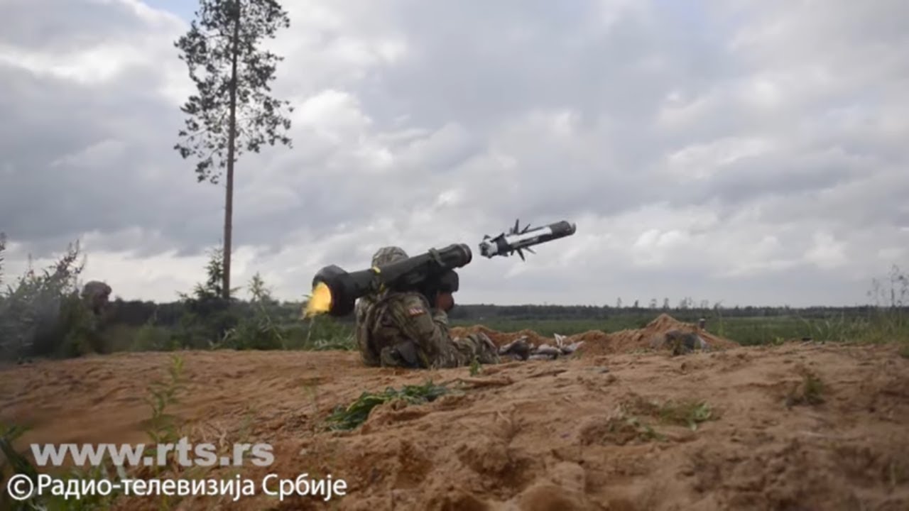 Džavelin -  uništava tenk napadom odozgo - Top attack missile