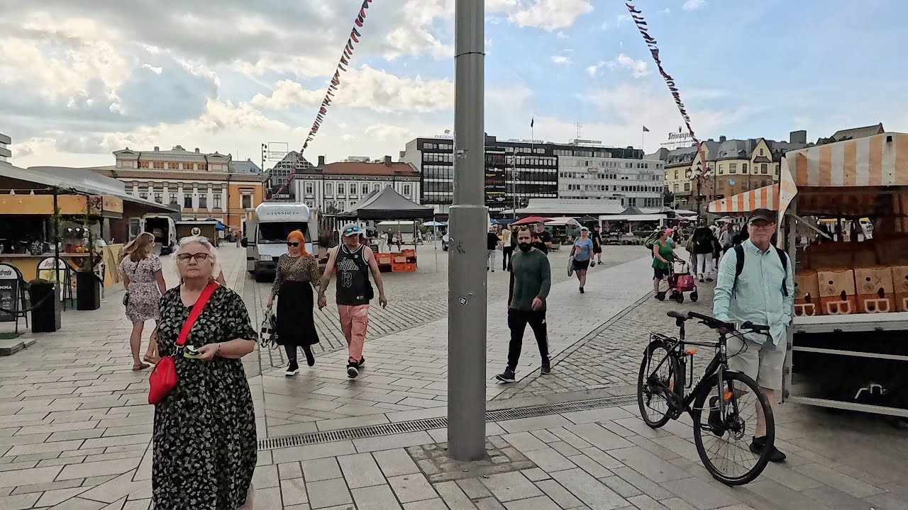 Turku Walk, Cathedral, Aurajoki, Kauppatori, Castle, Kakola Funicular and Föri, August 2024