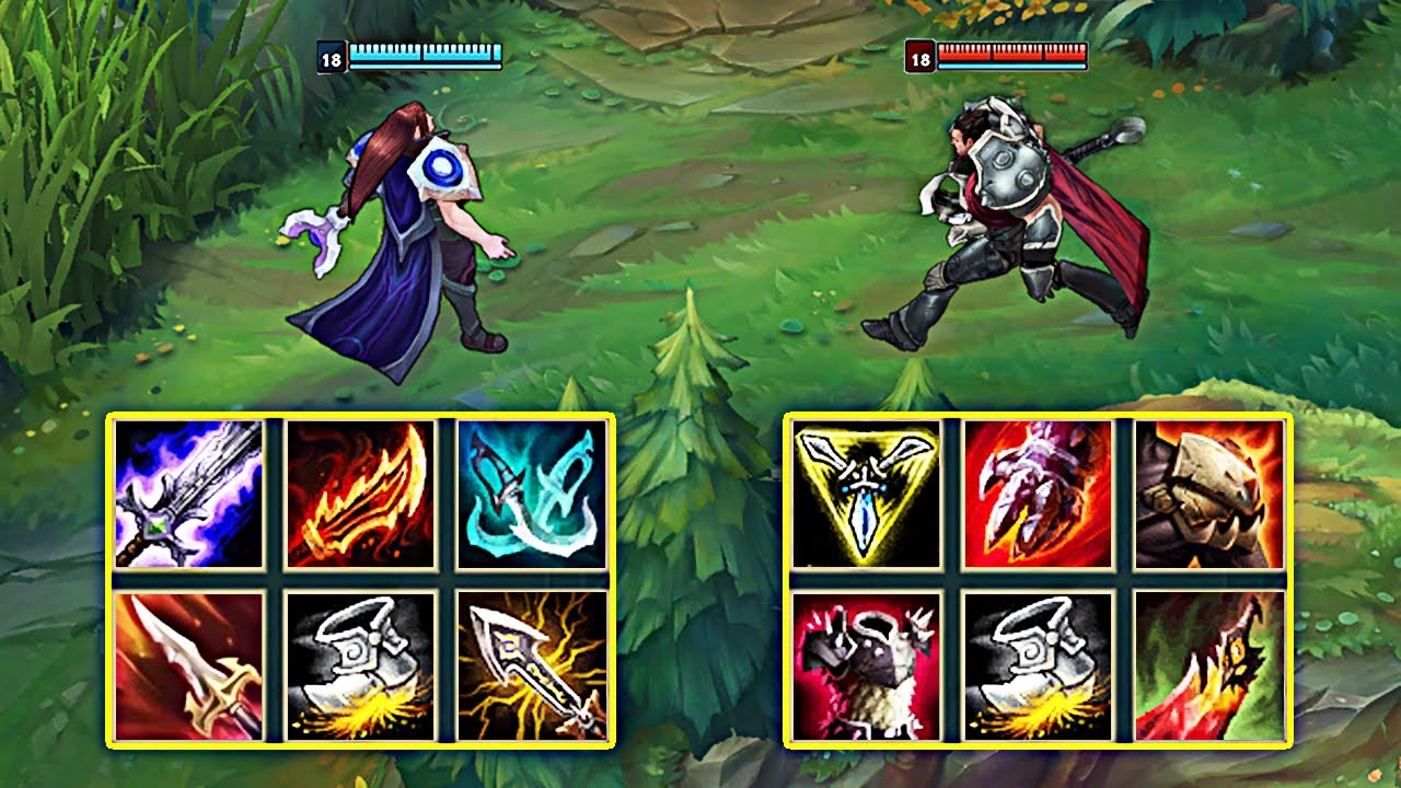 TARIC vs DARIUS FULL BUILD FIGHTS