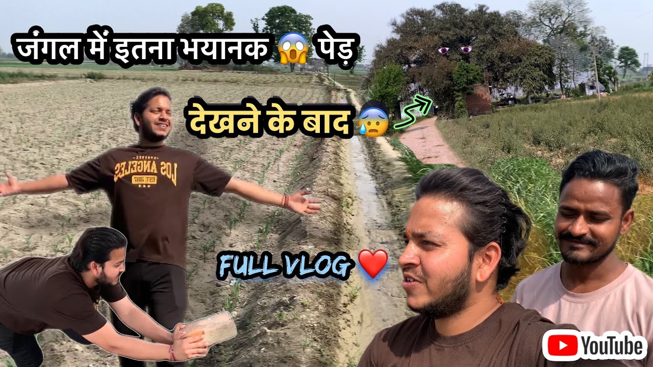 Aj Khet Ka Bhayanak Ped Dekhkar Hoss Udd Gaye😱😰 | Full Vlog | 