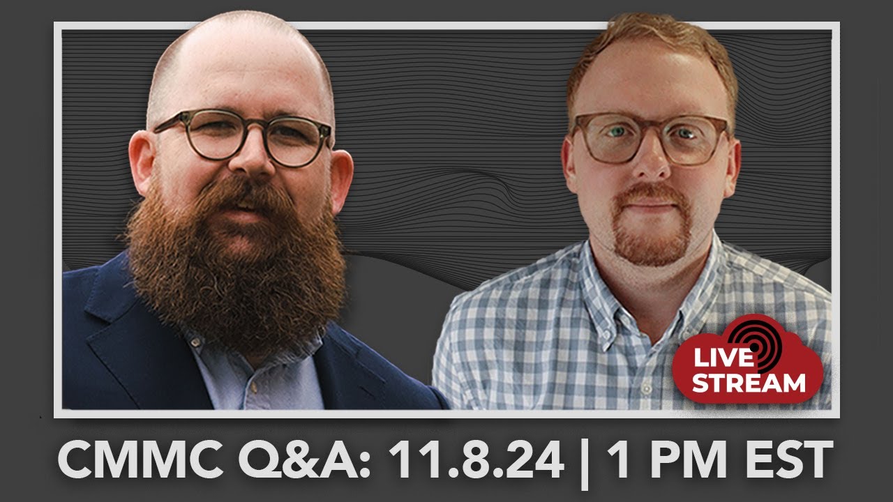 Weekly CMMC Q&A Livestream!