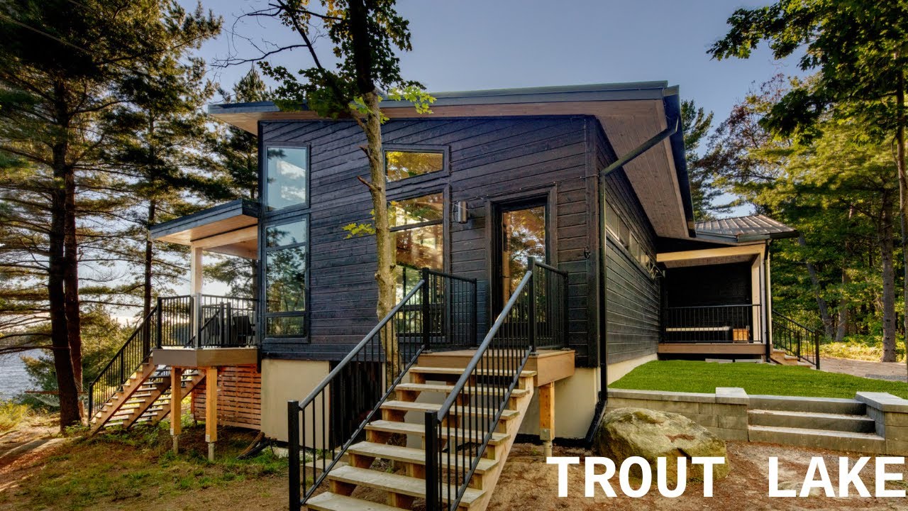 Trout Lake Minimalistic Timber Frame Custom Cottage | Ballantyne Builds
