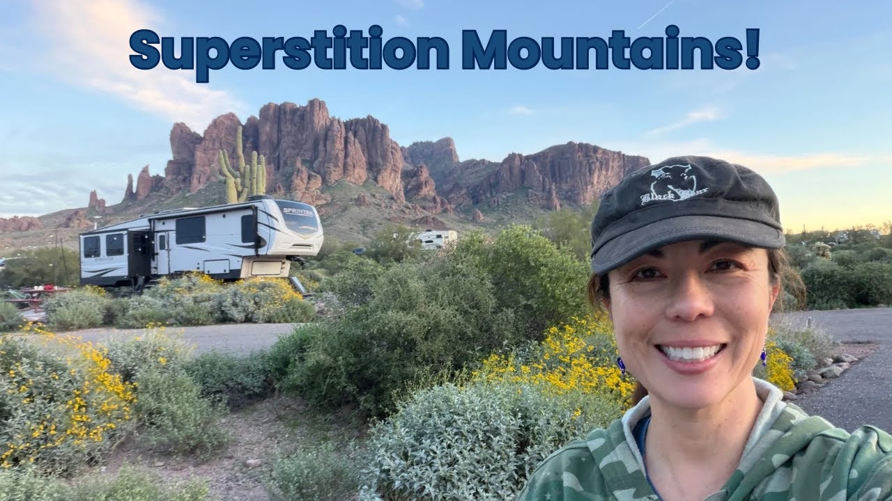 Lost Dutchman Campground, Arizona | My First Night Sleeping Alone in My Toyota Sienna 
