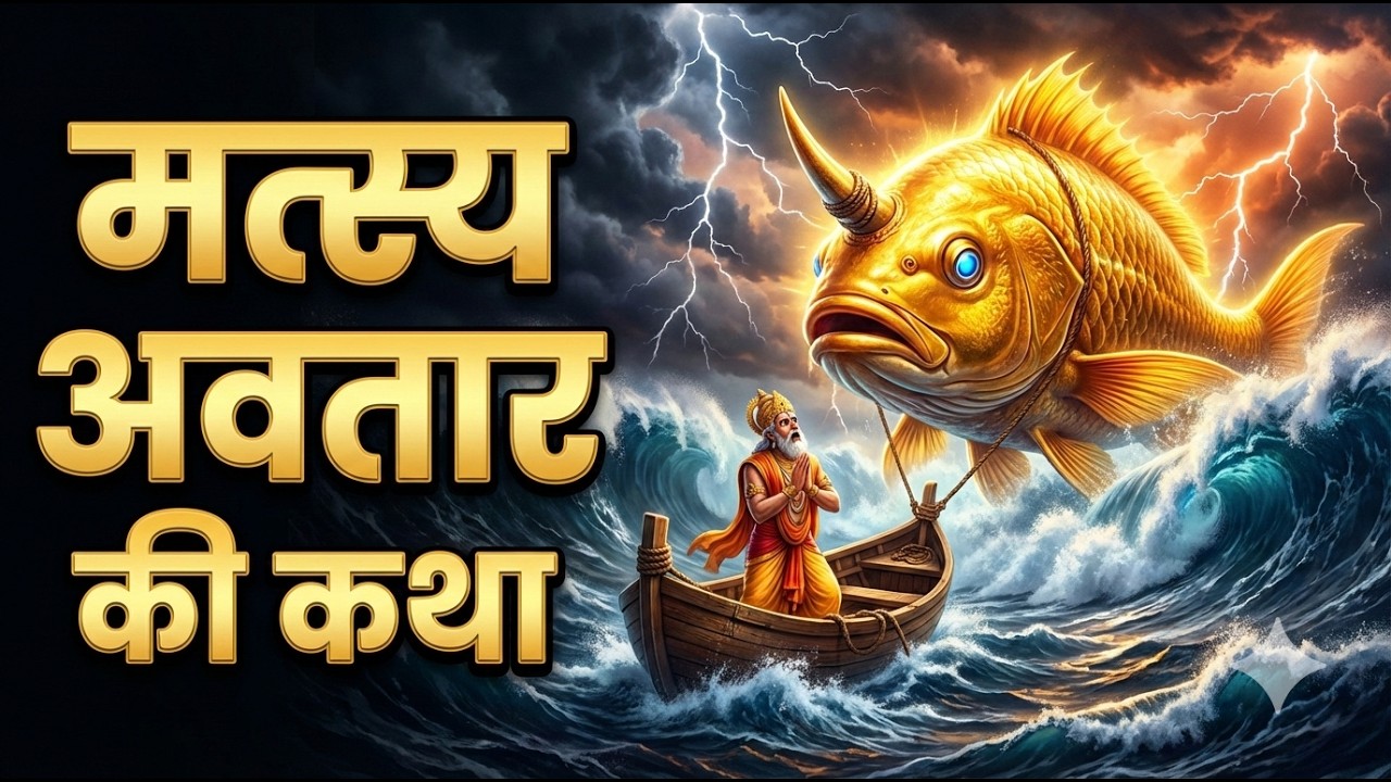 मत्स्य अवतार की दिव्य कथा | Story of Matsya Avatar | Vishnu Avatar | Sanatan Dharma