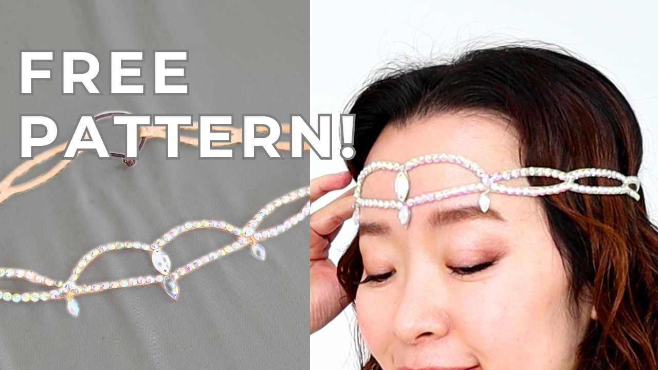 DIY Dazzling Head Jewelry (Free Pattern!)