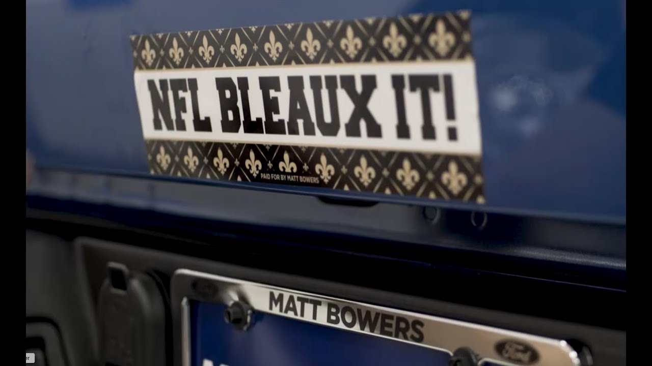 Free Commemorative Bumper Sticker at Matt Bowers Ford Metairie