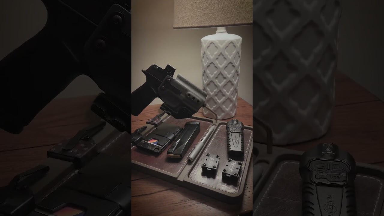 Our EDC tray is designed to keep your gear organized at the ready for years to come!