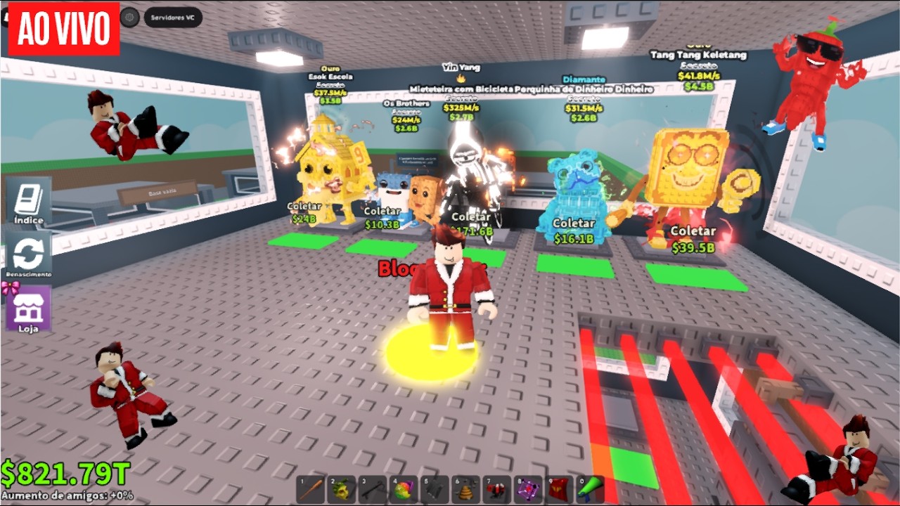 AO VIVO🔴ROUBE UM BAINROT PVP⚔️  E VENDAS 100M +#roblox#roubeumbainrot