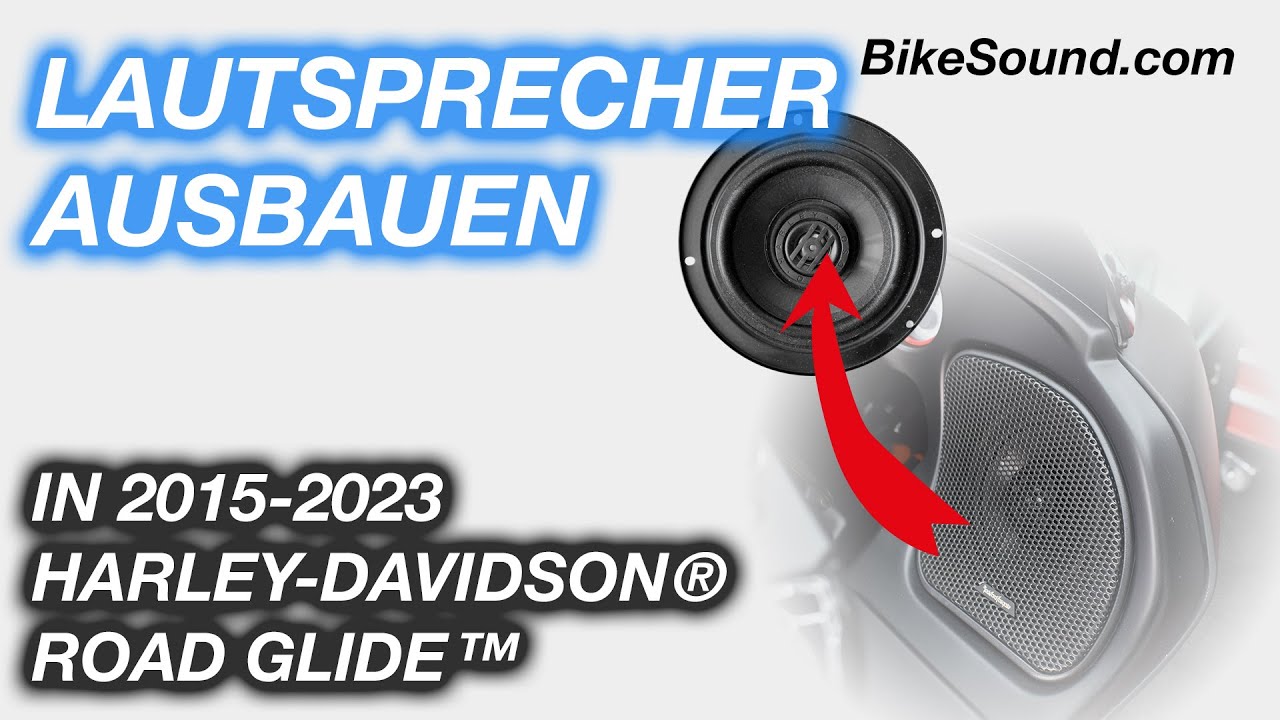 So baust du die Fairing Lautsprecher aus 🔊 in H-D® Road Glide™ ab 2015 🎵 | maxxcount BikeSound