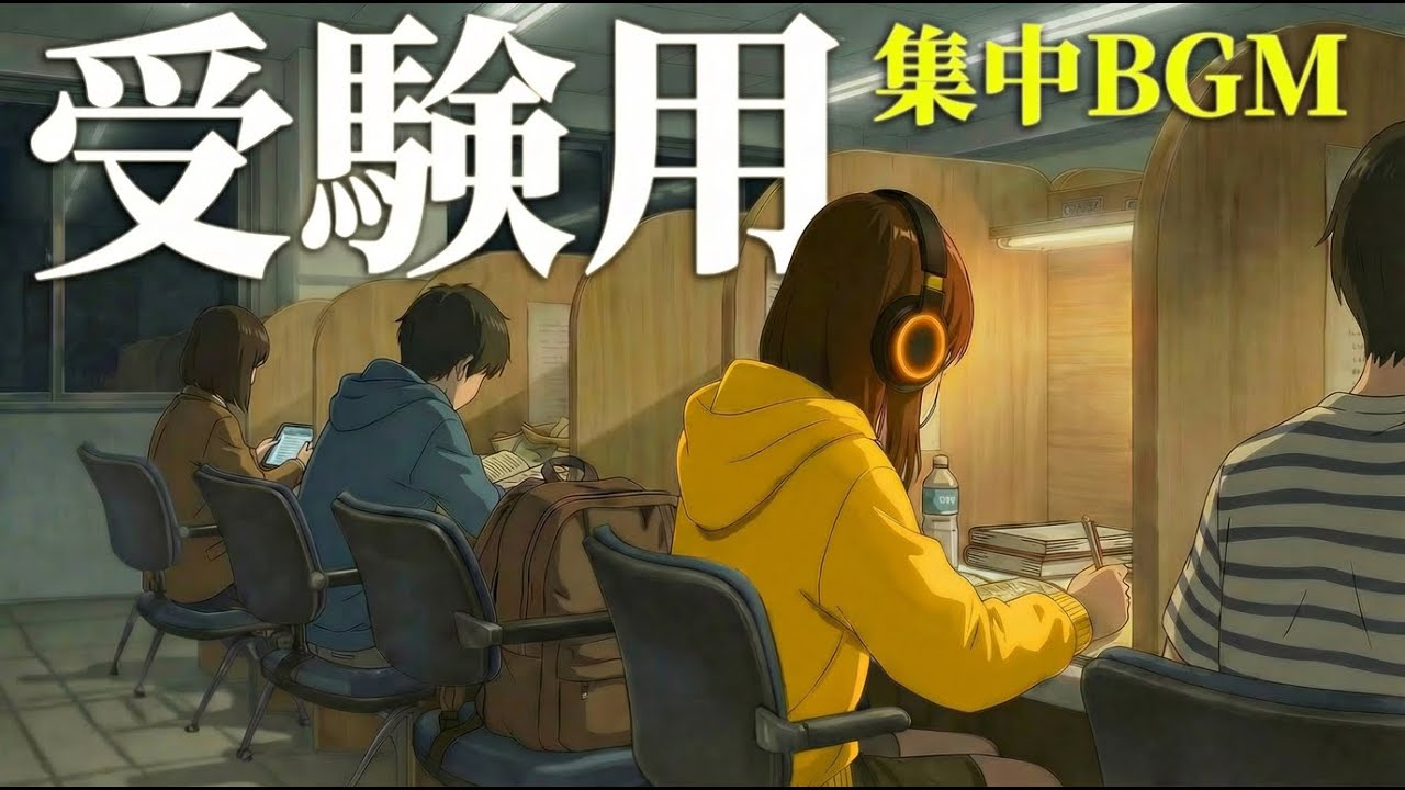 【合格祈願】受験勉強や試験勉強する時に聴きたい作業用集中BGM【はかどる音楽】