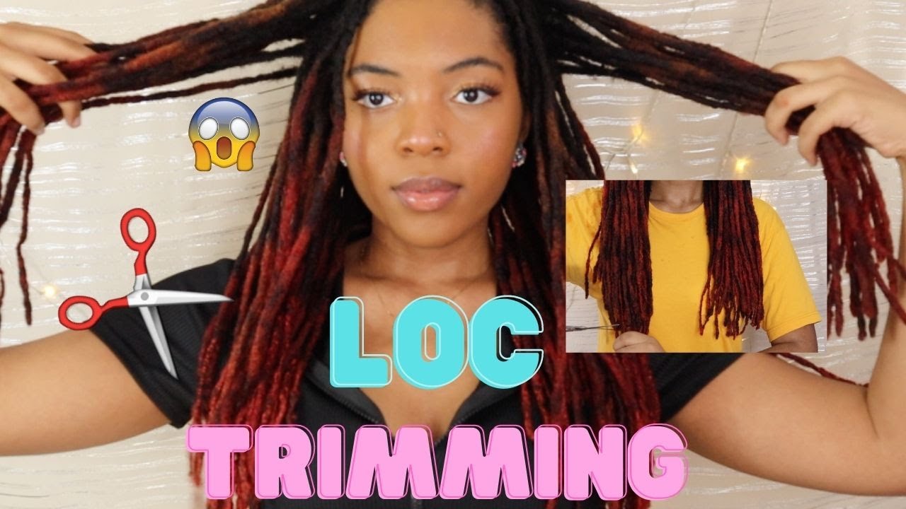 TRIMMING MY 6 YEAR OLD LOCS