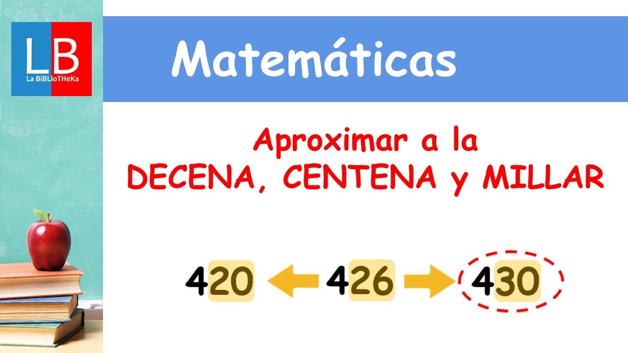 Aproximar a la DECENA, CENTENA y MILLAR ✔👩&zwj;🏫 PRIMARIA