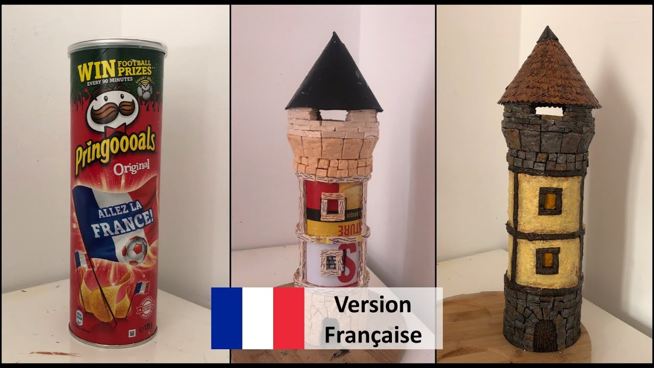 Tuto : Tour Pringles - Fabriquer une tour médiévale miniature