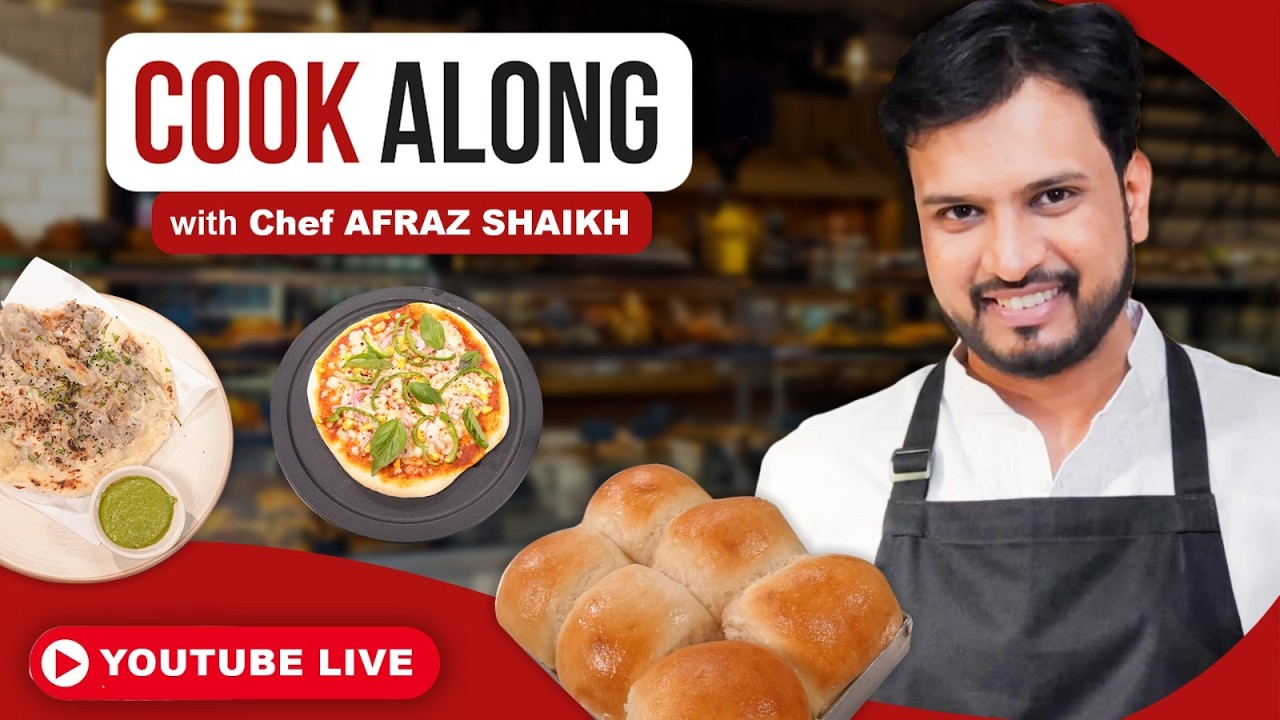 1 Dough, 3 Recipes |  Wonder Dough with Chef Afraz Shaikh LIVE @sanjeevkapoorkhazana