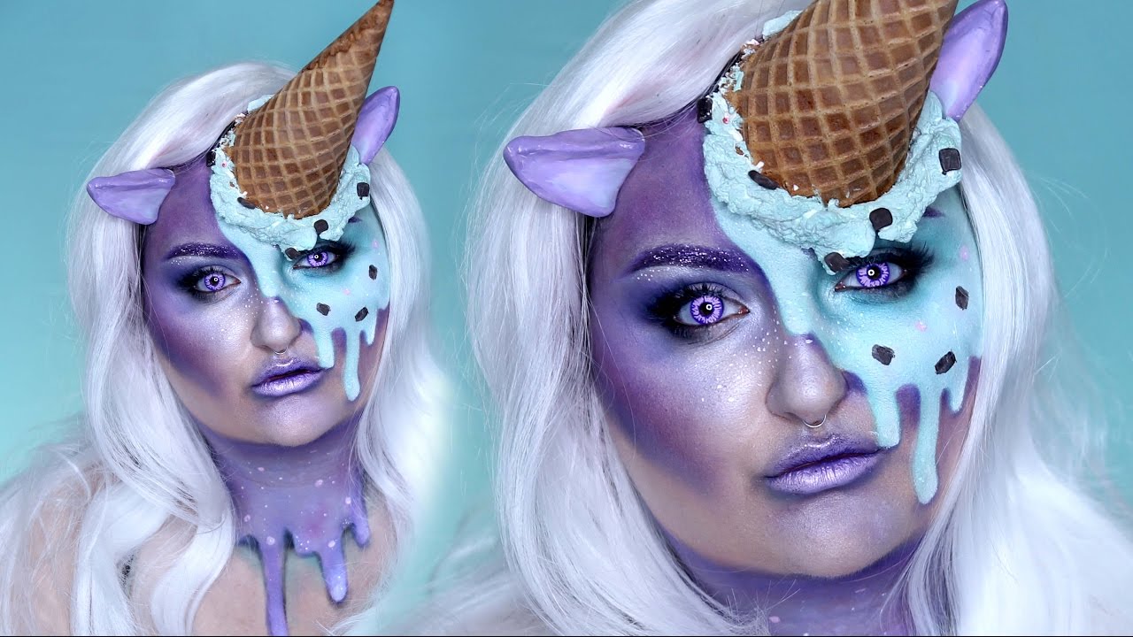 ICE CREAM UNICORN | W/ Jordan Hanz | Halloween Costume Makeup Tutorial | RawBeautyKristi