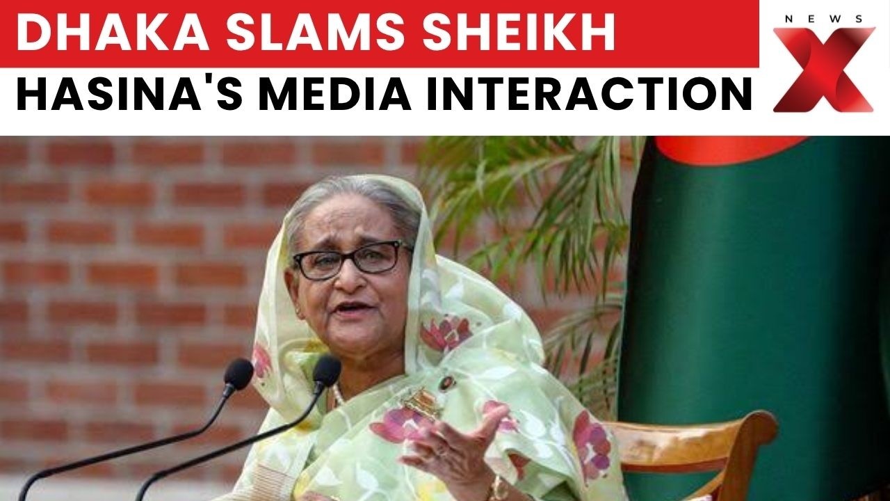 Sheikh Hasina News: Bangladesh Slams India Over Ex-PM's Virtual Media Interaction In Delhi