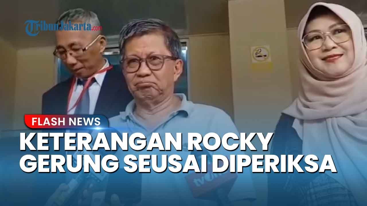 Jadi Saksi Ahli, Rocky Kritik Kuasa Hukum Jokowi, Tertawa Penelitian Dinilai Pencemaran Nama Baik