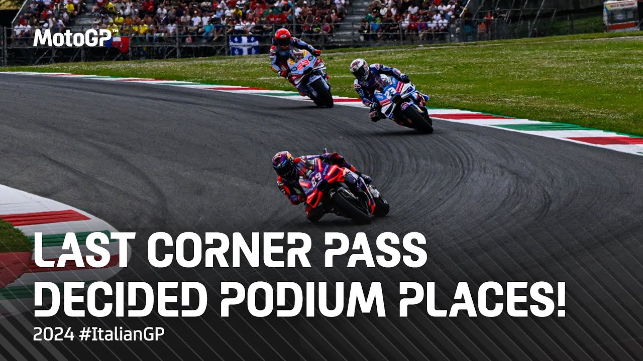 The stunning MotoGP™ Last Lap! ⚔️ | 2024 #ItalianGP