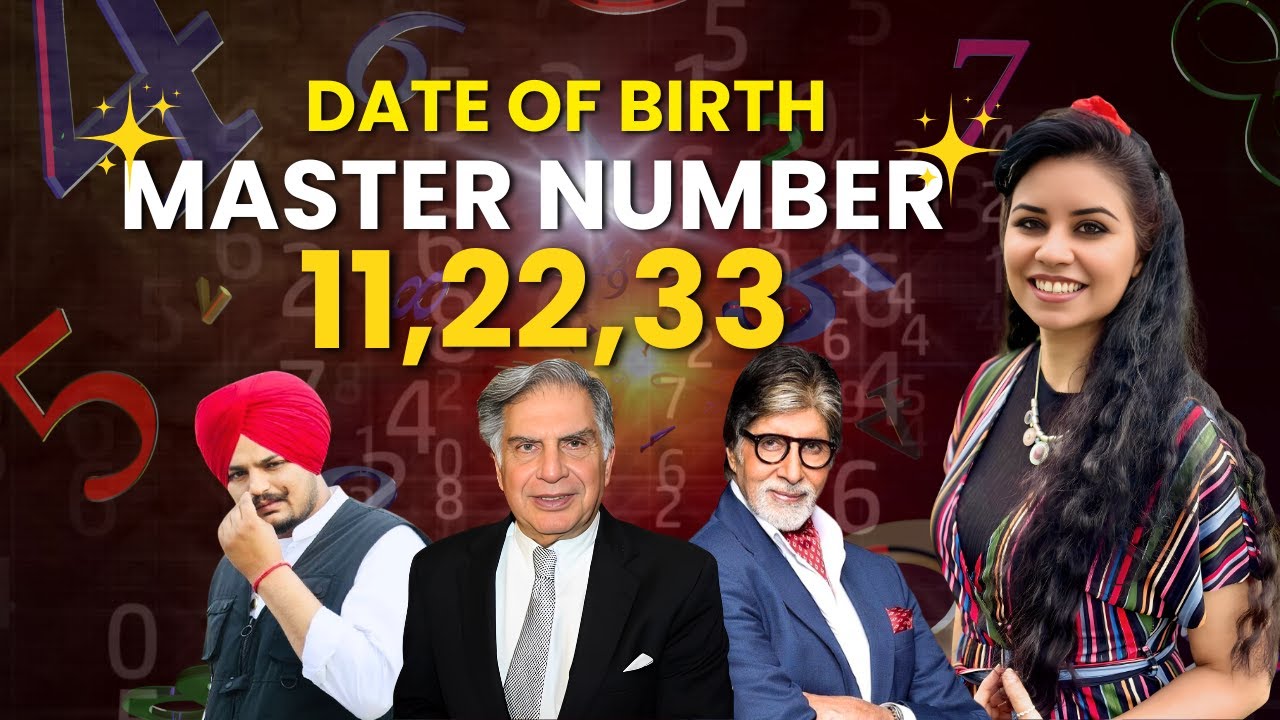 Master Numbers Date of Birth 11, 22 & 33 | What is the Power of Master Numbers 🔮