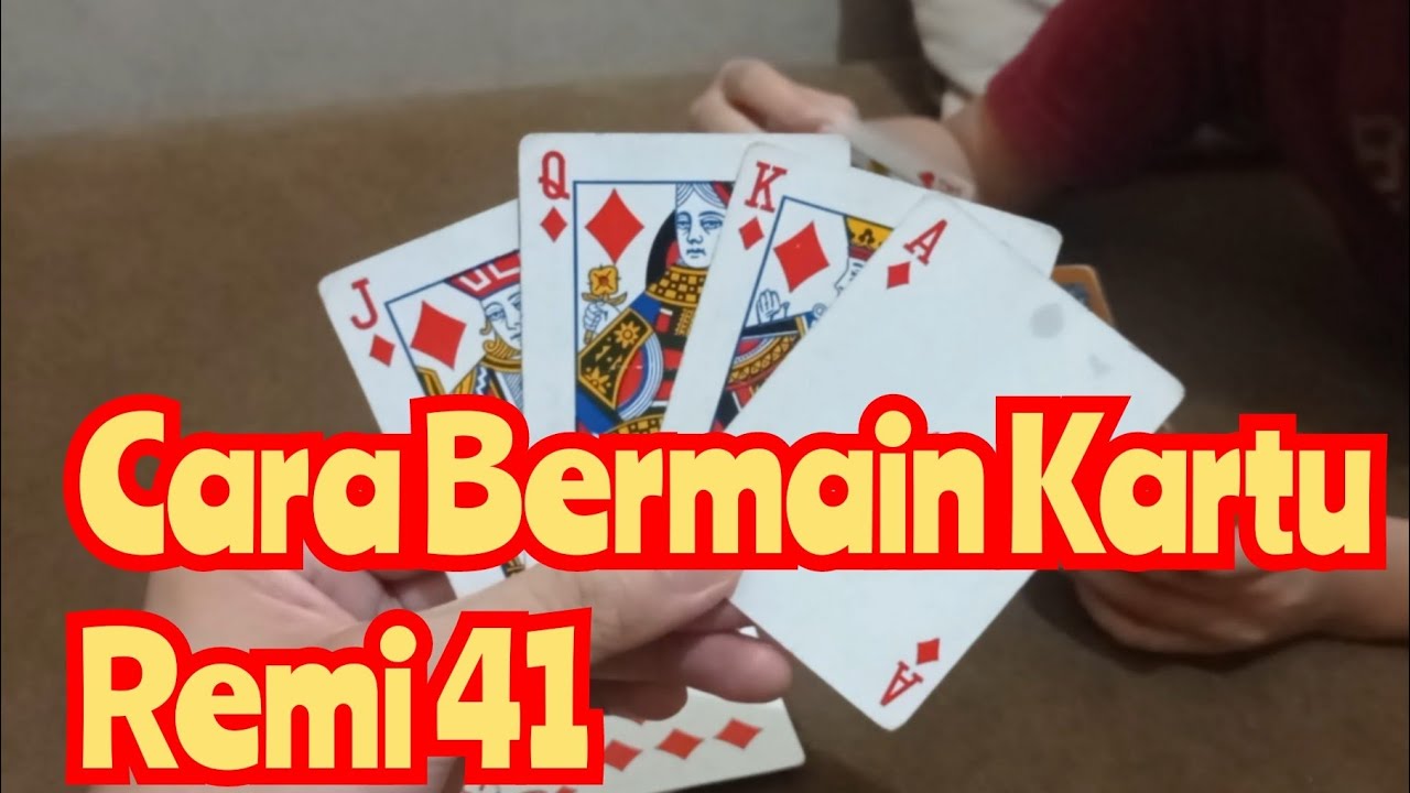 Cara bermain kartu remi 41 untuk pemula