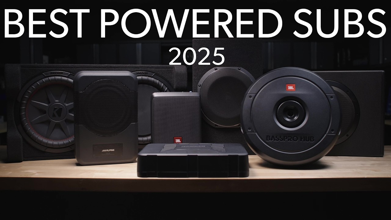 Best powered subwoofers for your car in 2025 | Crutchfield
