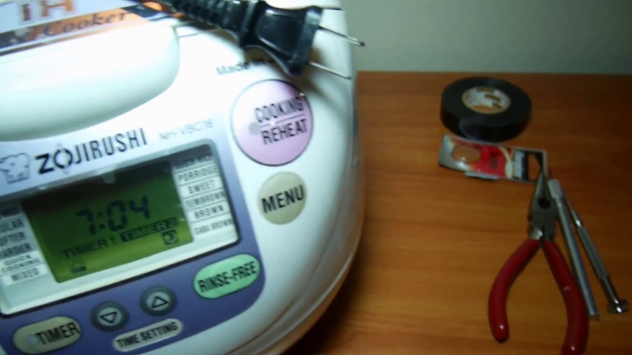 Zojirushi Battery Replacement - No Solder (NH-VBC18 Rice Cooker)