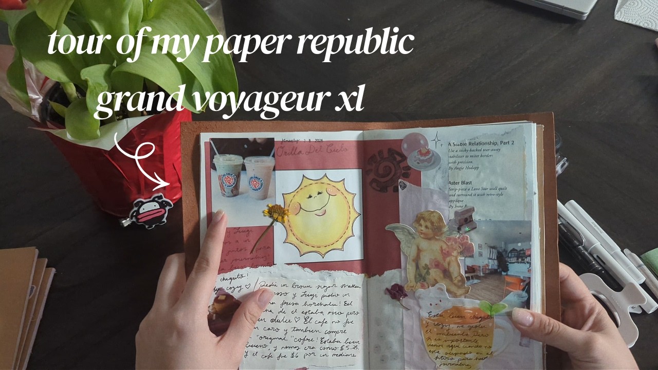 tour of my paper republic grand voyageur xl ✴︎ chatty