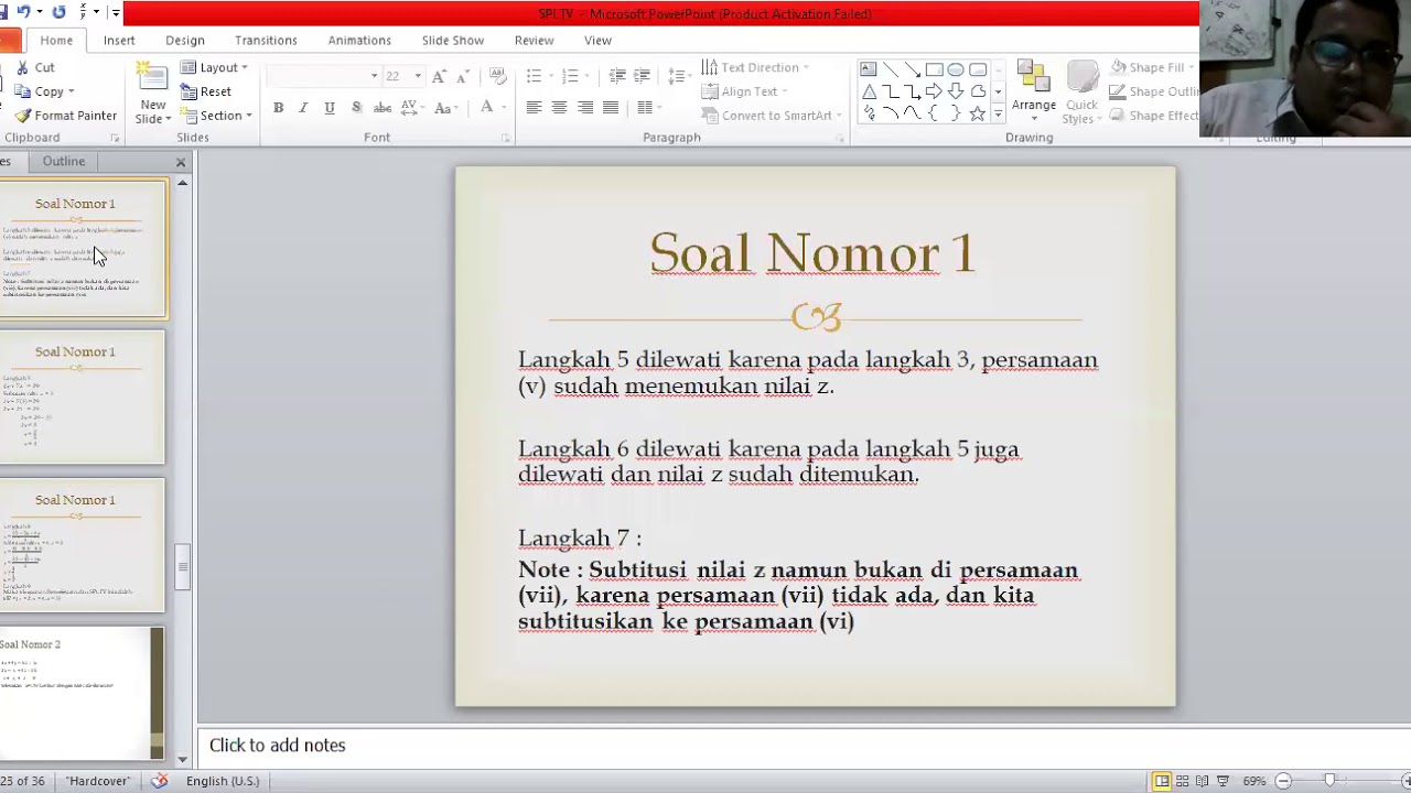 SPLTV mudah kok, hanya nambah variabel saja