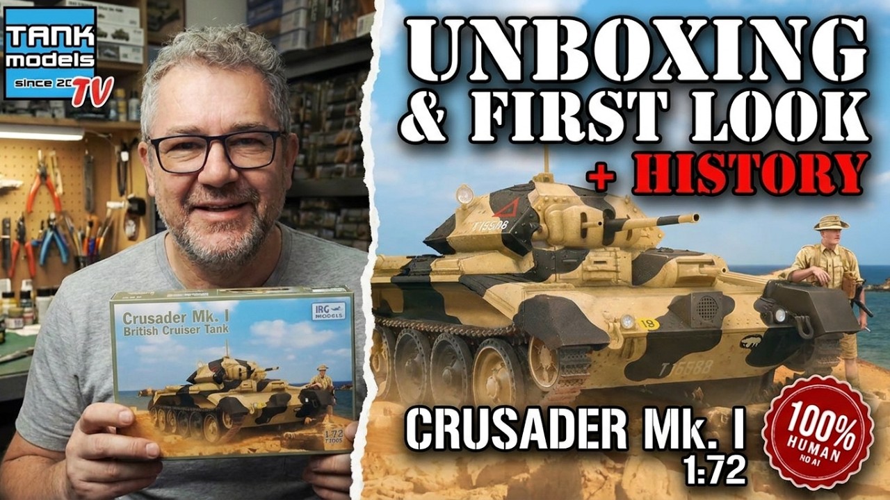 Unboxing #34 - Crusader Mk. I - IBG Models 72065