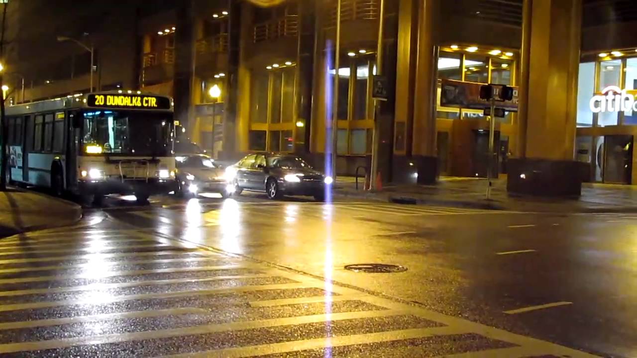 Maryland Transit Administration in High Definition: Downtown Saturday Night