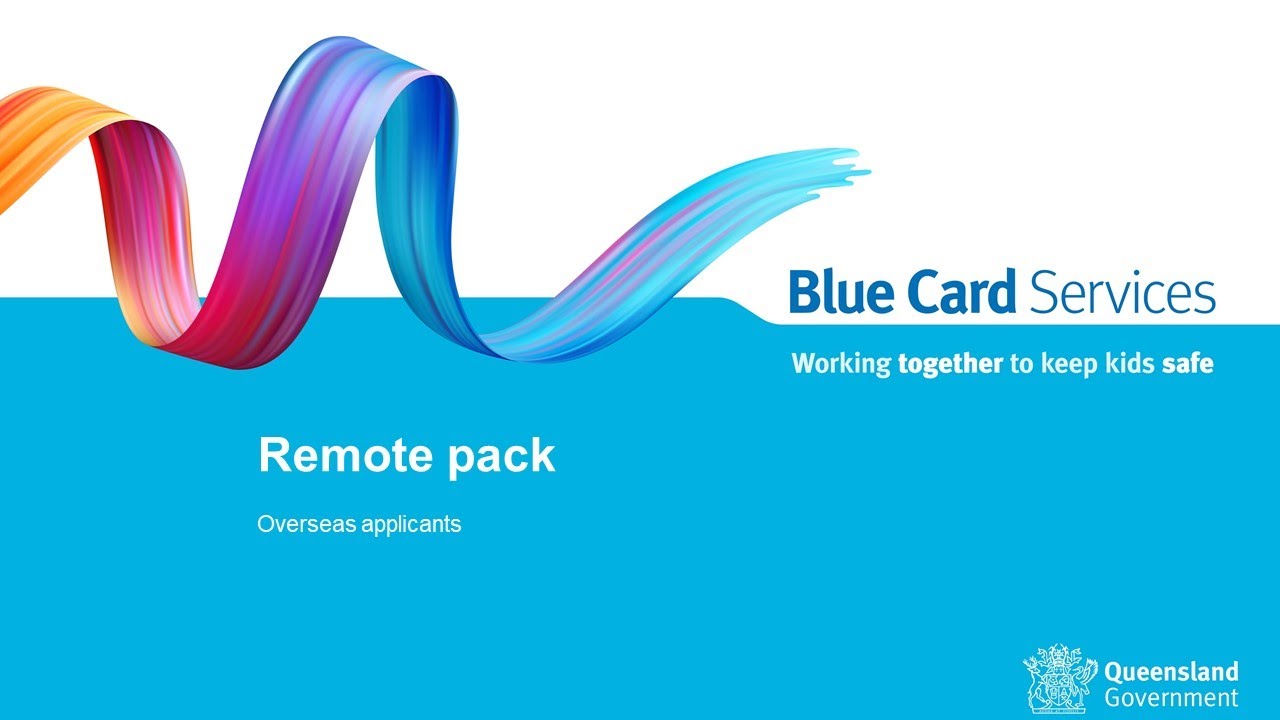 Remote pack for overseas applicants