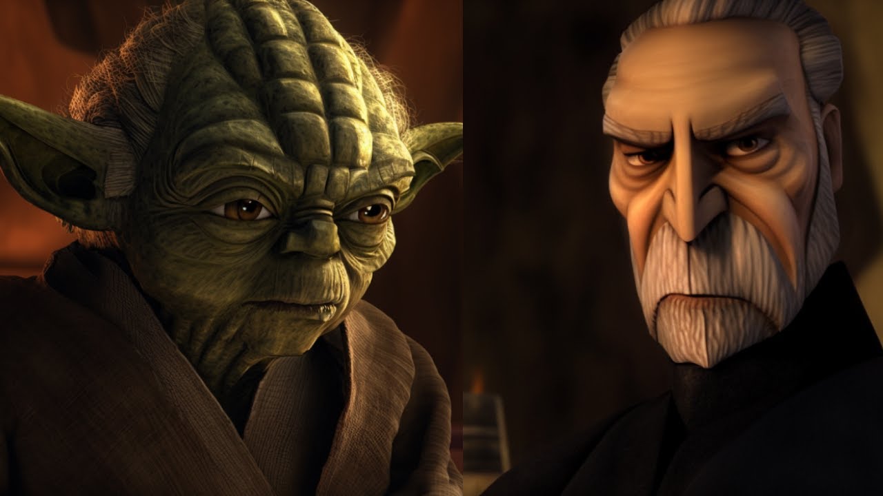 Tales of the Star Wars Galaxy: Dooku tries to lure Yoda into the dark side from Dark Rendezvous