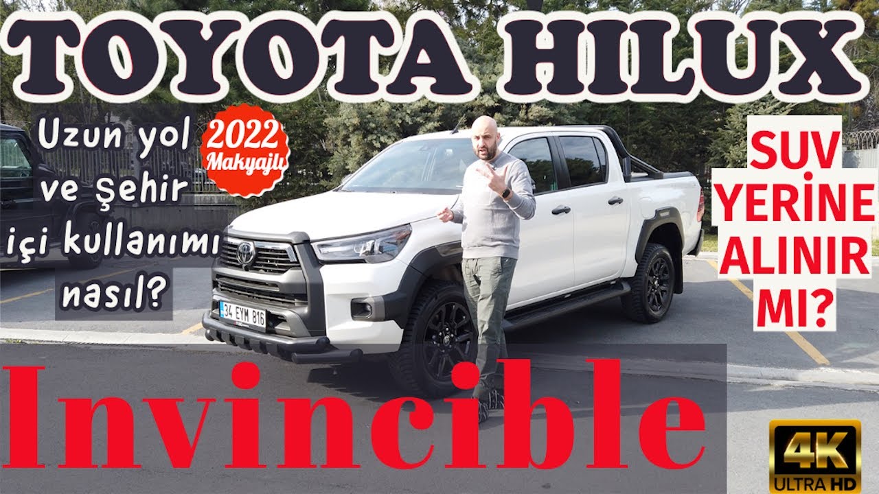 YENİ TOYOTA HILUX INVINCIBLE I MAKYAJLI HILUX I ŞEHİR İÇİ VE UZUN YOL KULLANIMI