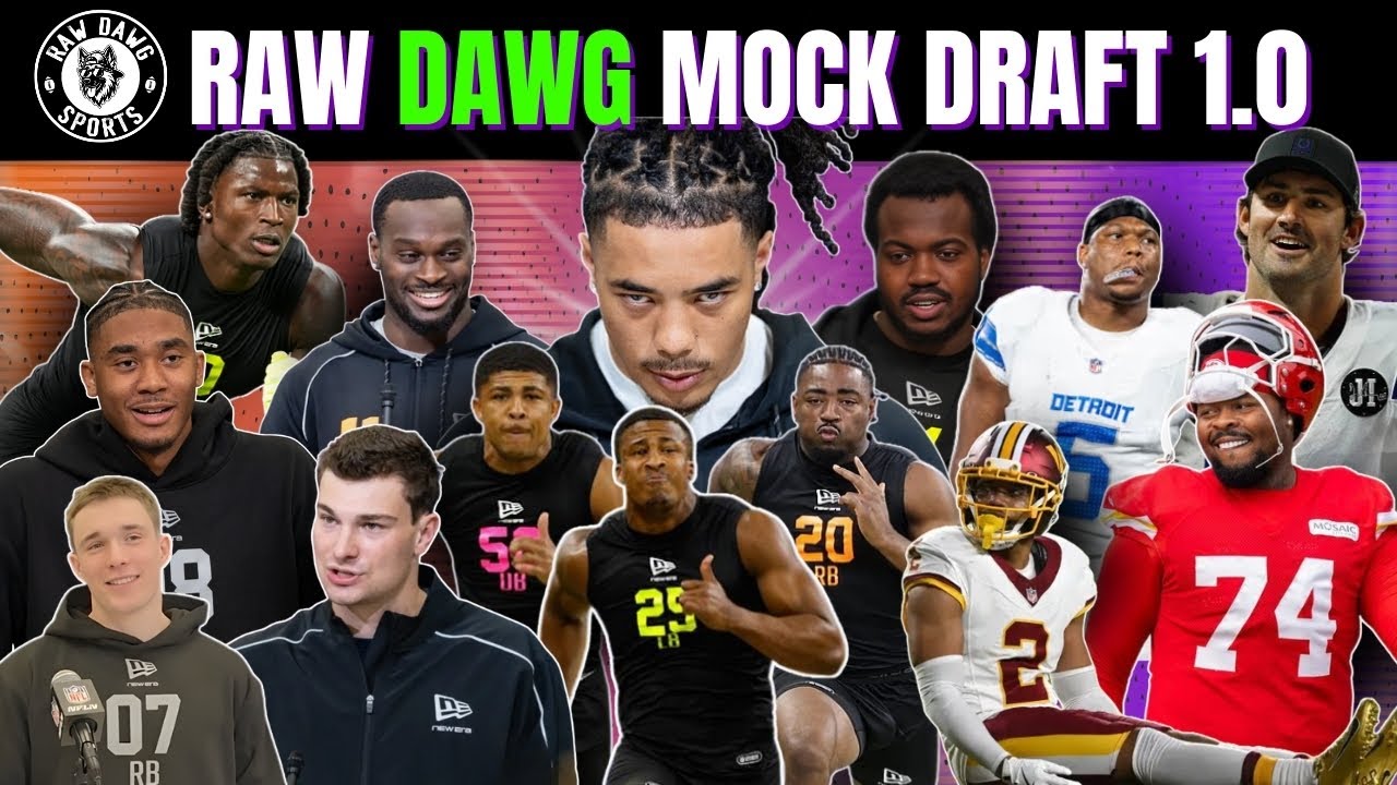 Raw Dawg Mock Draft 1.0 | NFL Franchise Tag Deadline + Combine Recap