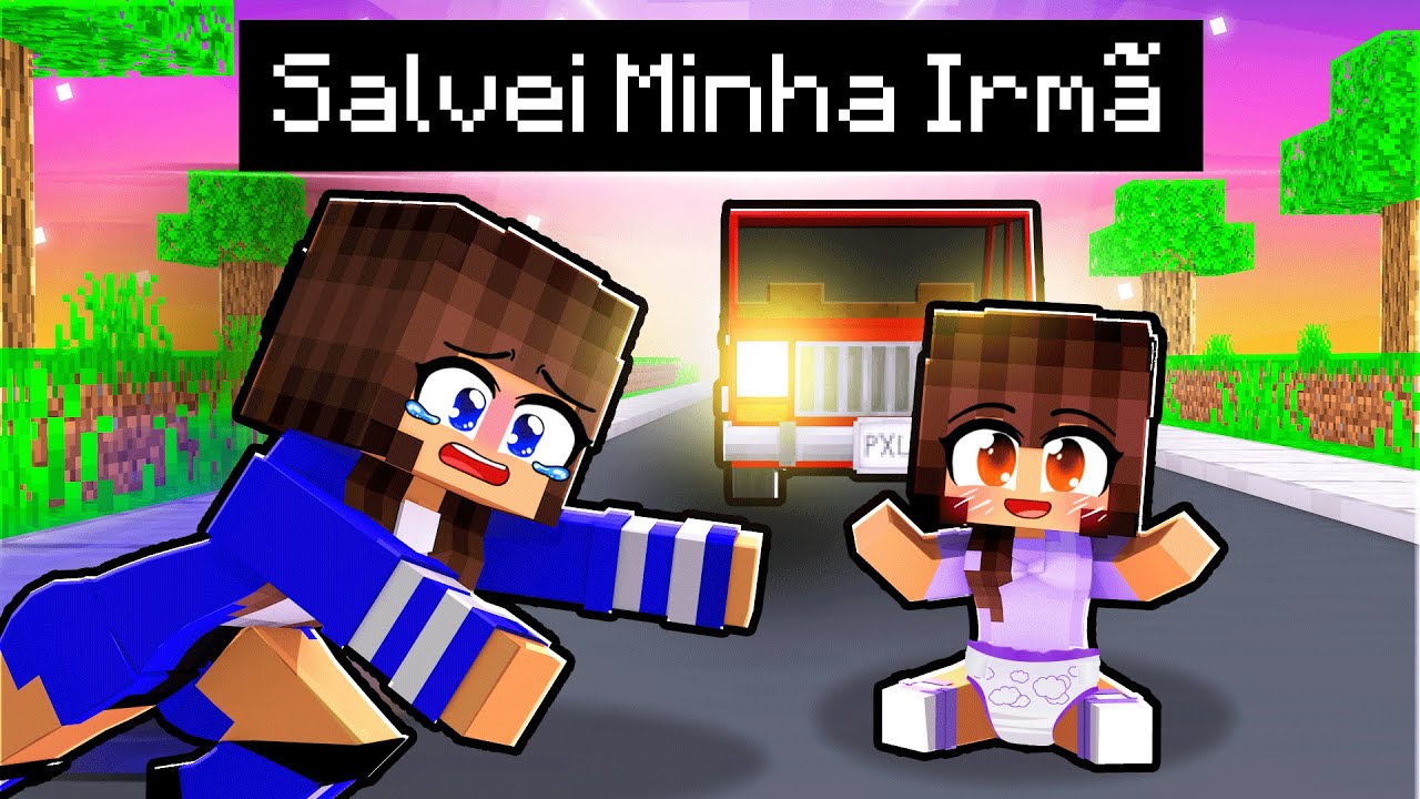 Miika SALVOU a IRMÃ mais NOVA no Minecraft ◂Miika▸