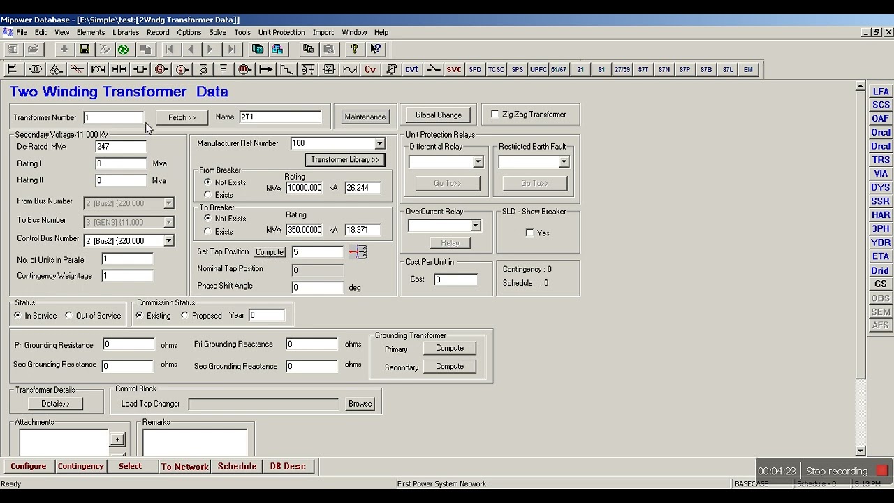 MiPower Demo Video # 1 - GUI Database
