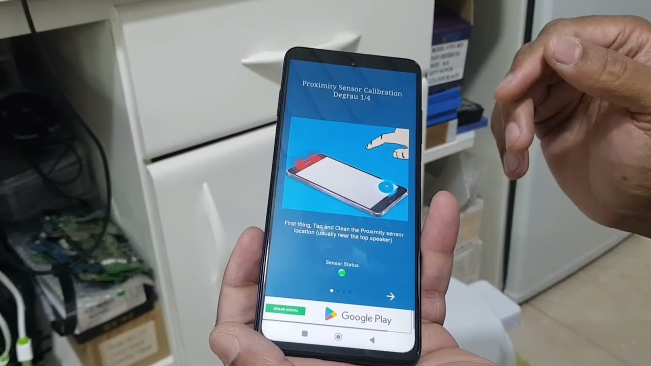 como conserta defeito do sensor poco X3 e X3 pro