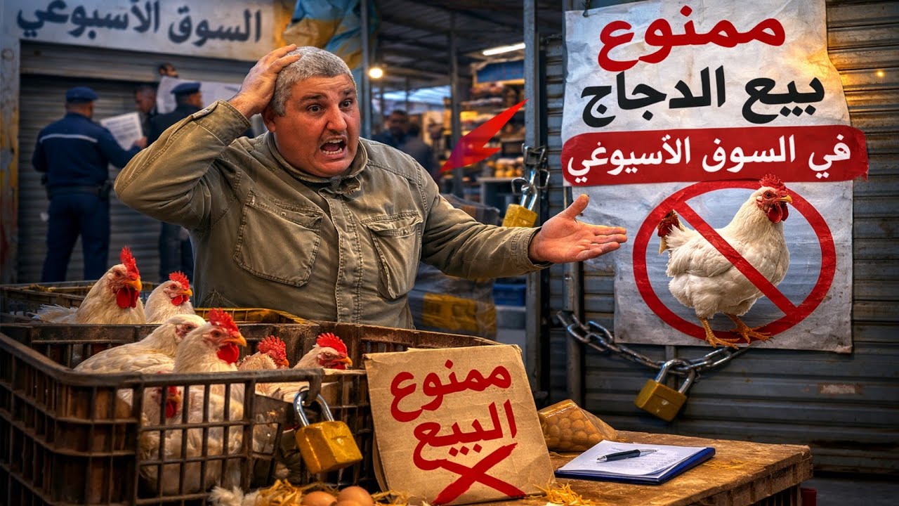 غضب كبير في سوق أزغنغان! موحي وتجار الدجاج والبيبي يهاجمون رئيس الجماعة… شوف الكارثة 😳