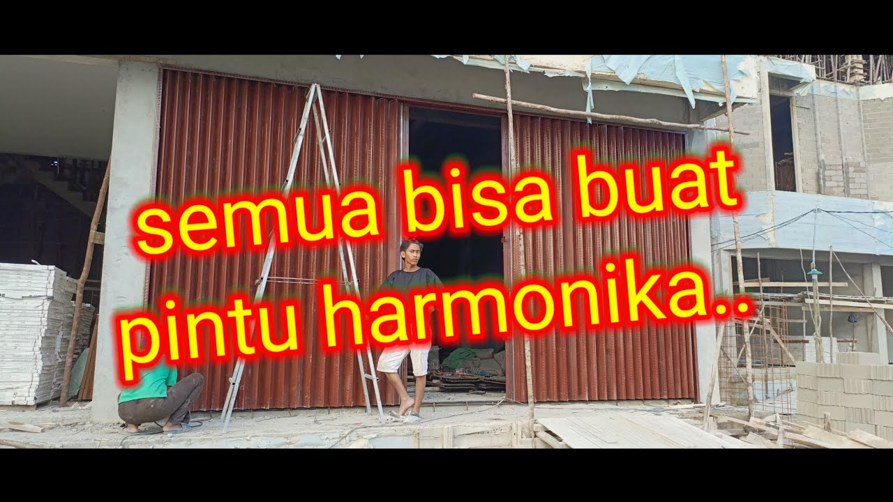 PEMBUATAN PINTU FOLDING GATE LENGKAP, DARI AWAL SAMPAI AKHIR...