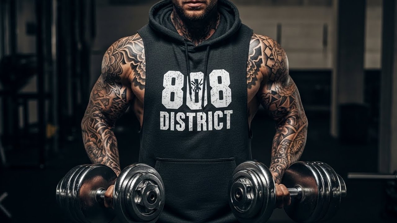 💥 No Weakness – Hardcore Hip Hop Gym Session ft  Eminem, 2Pac, DMX - 808 District