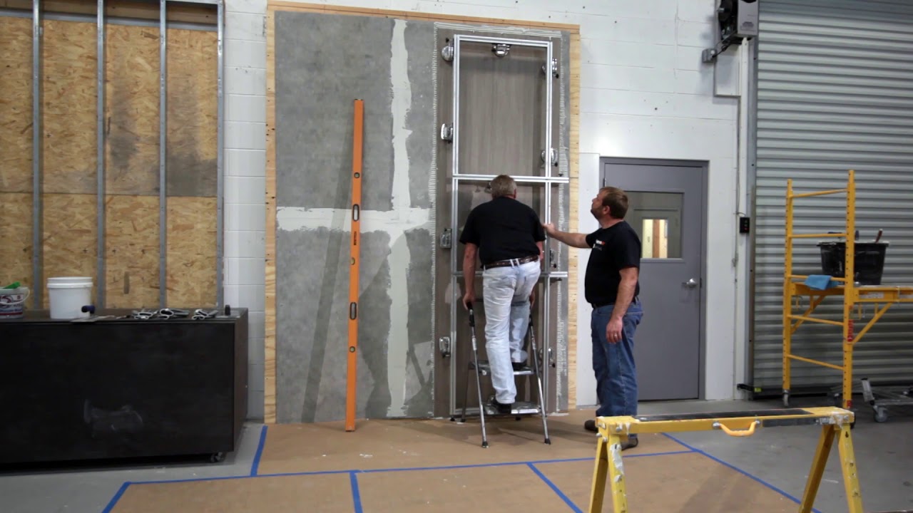 Chapter 6: Porcelain Tile Panel Wall Installation - Laminam by Crossville Training