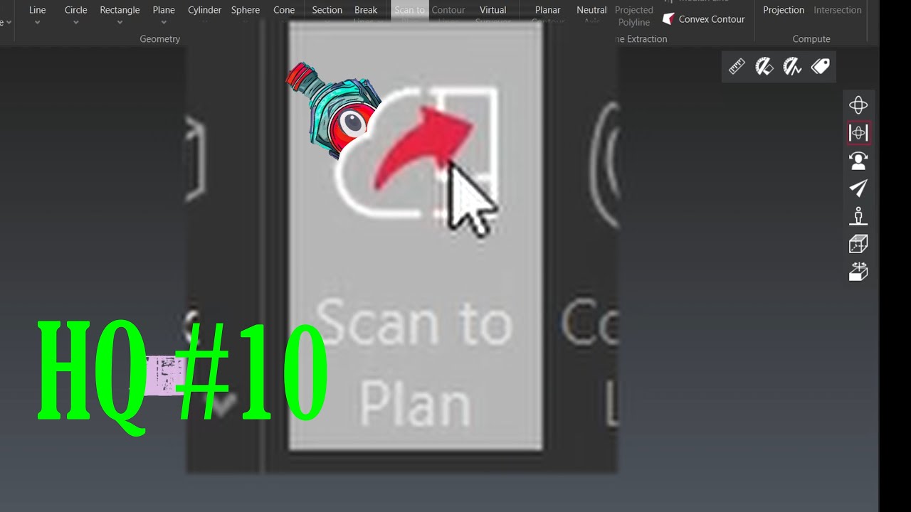 Scan to plan inside Cyclone 3DR