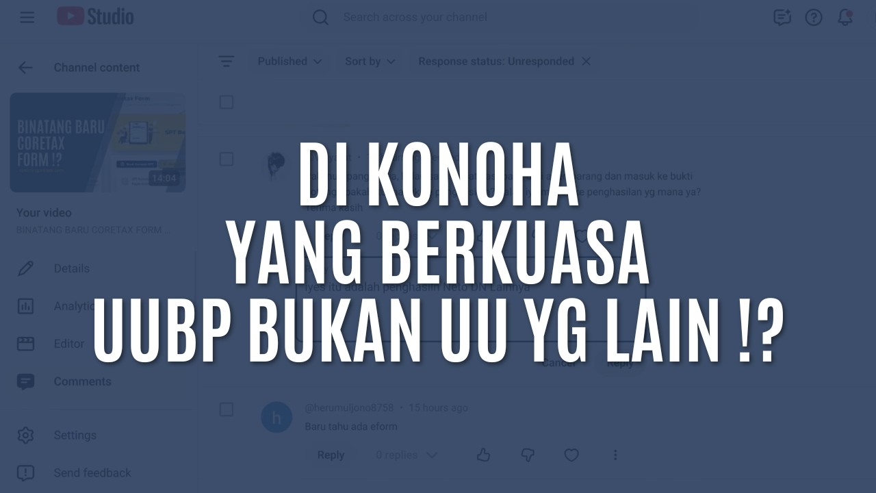 DI KONOHA TIDAK PERLU LIAT UU YG LAIN , CUKUP LIAT UUBP SAJA !?
