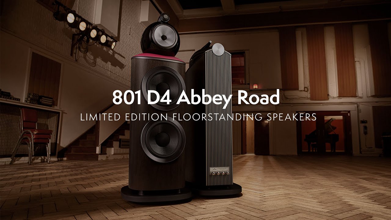 Abbey Road x Bowers & Wilkins 801 D4 Limited Edition Speakers: A Partnership for the Ages