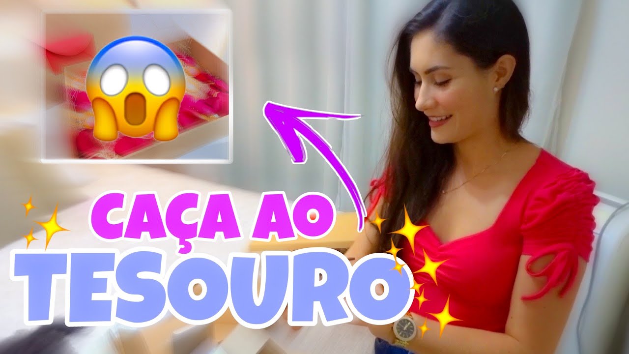 SURPRESA PARA O MARIDO | FIZ CAÇA AO TESOURO EM CASA | MEU MARIDO ME SURPREENDEU - Thainá Andriotta