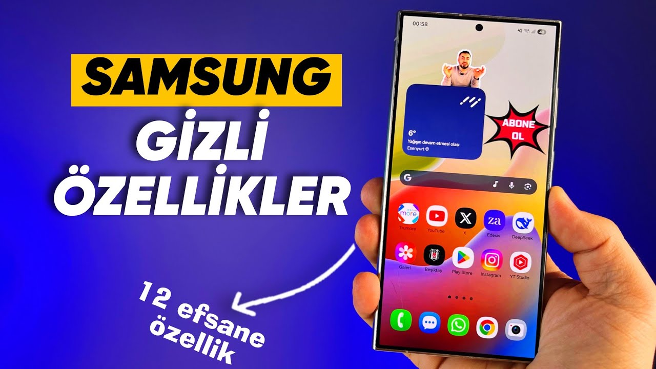 KİMSENİN BİLMEDİĞİ GİZLİ SAMSUNG ÖZELLİKLERİ 😎 | SAMSUNG ÖZELLİKLERİ #4